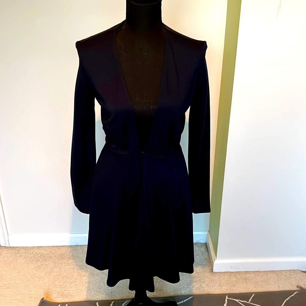 Amazing plunging neckline dress